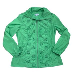 D & Co. Kelly Green Coat Jacket Women Small